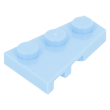 LEGO ék/szárny alakú lapos elem 3x2 jobbos, világoskék (43722)