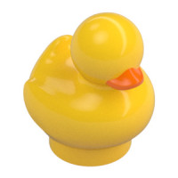 LEGO játék kacsa szem minta nélkül, sárga (49661)