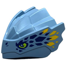 LEGO sárkányfej (Ninjago), homokkék (4921)