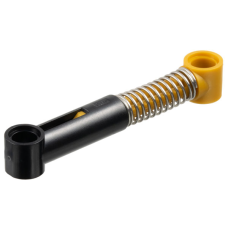 Eredeti, új LEGO technic rugós lengéscsillapító 6.5 hosszú, fekete (89953) - a működő szerkezetekhez