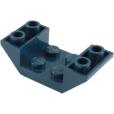 LEGO tetőelem fordított 45°-os 4×2 dupla, sötétkék (4871)