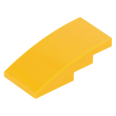 LEGO tetőelem íves 4×2, világos narancssárga (93606)