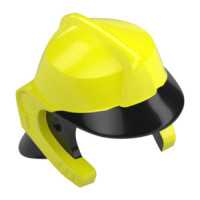 LEGO tűzoltó sisak, neon sárga (69971)