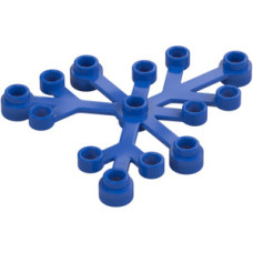 LEGO falevelek lomb 6×5, kék (2417)