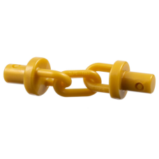 LEGO lánc rudakkal, gyöngyház arany (6981)