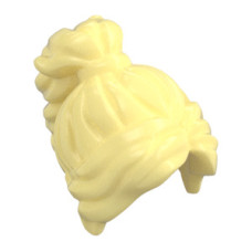 LEGO női haj lófarokban összekötve, világossárga (28432)
