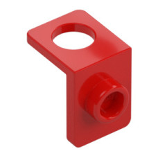 LEGO nyakba tehető fordító elem bütyökkel, piros (28974)