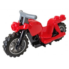 LEGO motorbicikli, piros (65521)
