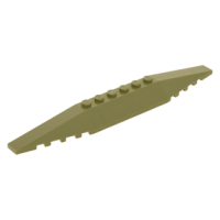 LEGO ék 2×16 tetején hat bütyökkel, olajzöld (30382)