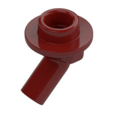 LEGO rúd fogantyú végén bütyökkel, sötétpiros (65578)