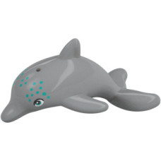 LEGO delfin, világosszürke (107113)