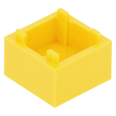 LEGO láda 2x2, sárga (59121/35700/2821)