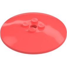 LEGO tál fordított 6x6, korall (44375)