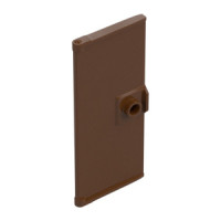 LEGO ajtó 1x3x6, vörösesbarna (80683)