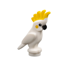 LEGO madár kakadu, fehér (6333)