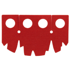 LEGO szoknya rongyos, piros (110633)