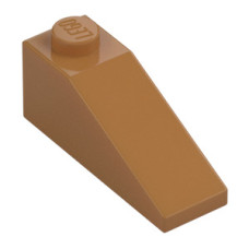 LEGO tetőelem 25°-os (33) 3×1, középsötét testszínű (4286)