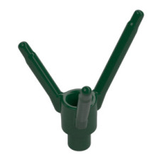LEGO fű virágszár, sötétzöld (24855)