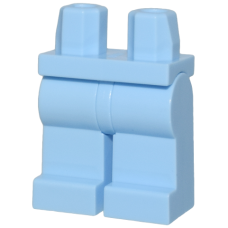 LEGO láb, világoskék (970c00)
