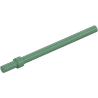LEGO rúd 6 hosszú egyik végén gyűrűvel, homokzöld (63965) 