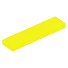 LEGO csempe 1x4, neon sárga (2431)