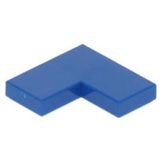 LEGO csempe 2×2 sarok, kék (14719)