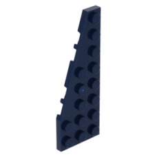 LEGO ék/szárny alakú lapos elem 8x3 balos, sötétkék (50305)