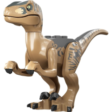 LEGO dinoszaurusz Raptor Velociraptor  sötét sárgásbarna (raptor15)