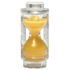 Eredeti, új LEGO homokóra, átlátszó-gyöngyház arany (23945) - hasznos kiegészítő minifigurák felszereléséhez