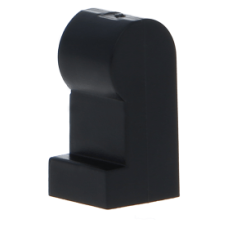 LEGO láb bal, fekete (972/3817)