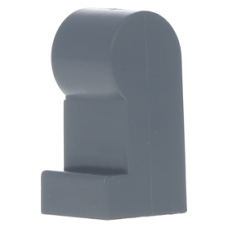 LEGO láb bal, sötétszürke (972/3817)