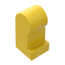 LEGO láb jobb, sárga (971/3816)