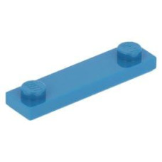 LEGO lapos elem 1x4 2 db bütyökkel, sötét azúrkék (41740)