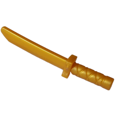 LEGO szamuráj kard rövid, gyöngyház arany (5644)