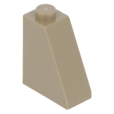 LEGO tetőelem 65°-os 2x1x2, sötét sárgásbarna (60481)