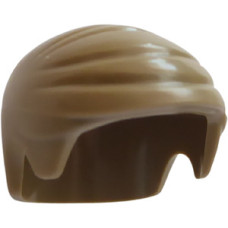 LEGO férfi haj rövid, sötét sárgásbarna (99930)