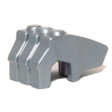 LEGO kézfej gorillakéz, matt ezüst (11092)