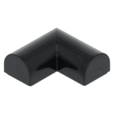 LEGO kocka 2×2 2/3 íves sarok, fekete (79757)