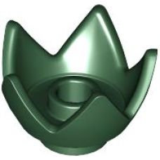 LEGO korona, sötétzöld (39262)