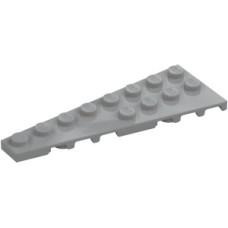 LEGO ék/szárny alakú lapos elem 8x3 balos, világosszürke (3544)