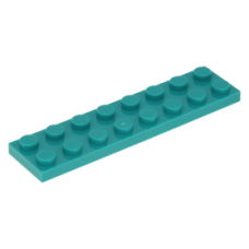 LEGO lapos elem 2x8, sötét türkizkék (3034)