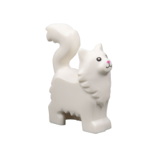 LEGO macska cica perzsa, fehér (6329)