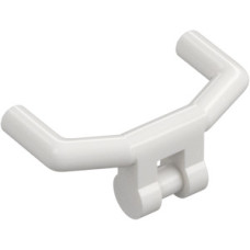 LEGO biciklikormány, fehér  (98397)