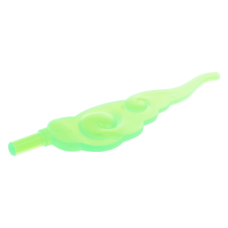 LEGO füstfelhő alján rúddal, átlátszó világoszöld (68547)