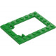 LEGO lapos elem 6×8 csapóajtókeret, világoszöld (92107)