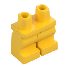 LEGO láb közepes méretű, sárga (970cm00/37364)