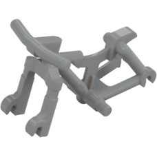 LEGO bicikli kerékpár mountain bike váz kerék nélkül, világosszürke (36934)