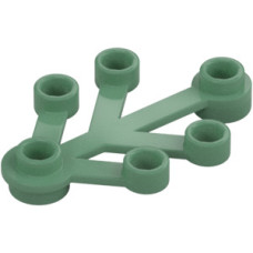 LEGO falevelek lomb 4×3, homokzöld (2423)