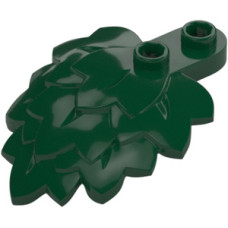 LEGO növény levél lomb 4×5×1.3, sötétzöld (5058)