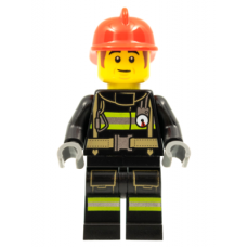 LEGO City férfi tűzoltó (Bob) minifigura 60303 (hol248) 